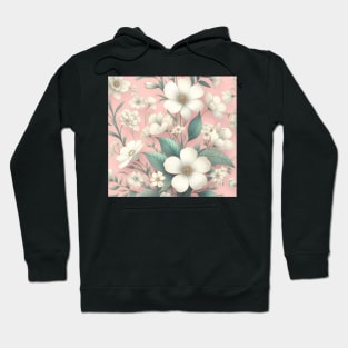 White Flowers Hoodie